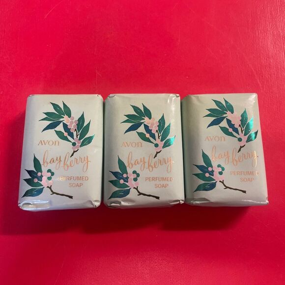 Vintage Avon Bayberry, Perfume Soap, Hostess Decorative Soaps 3 Pack 70’s - Picture 1 of 3